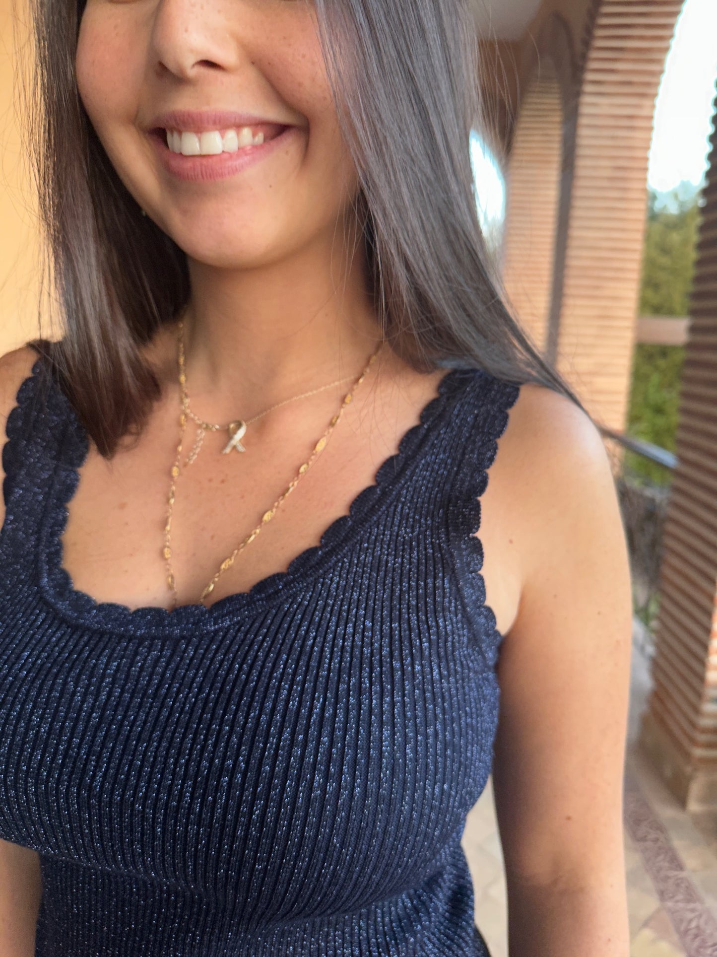 Débardeur à paillettes PALMA