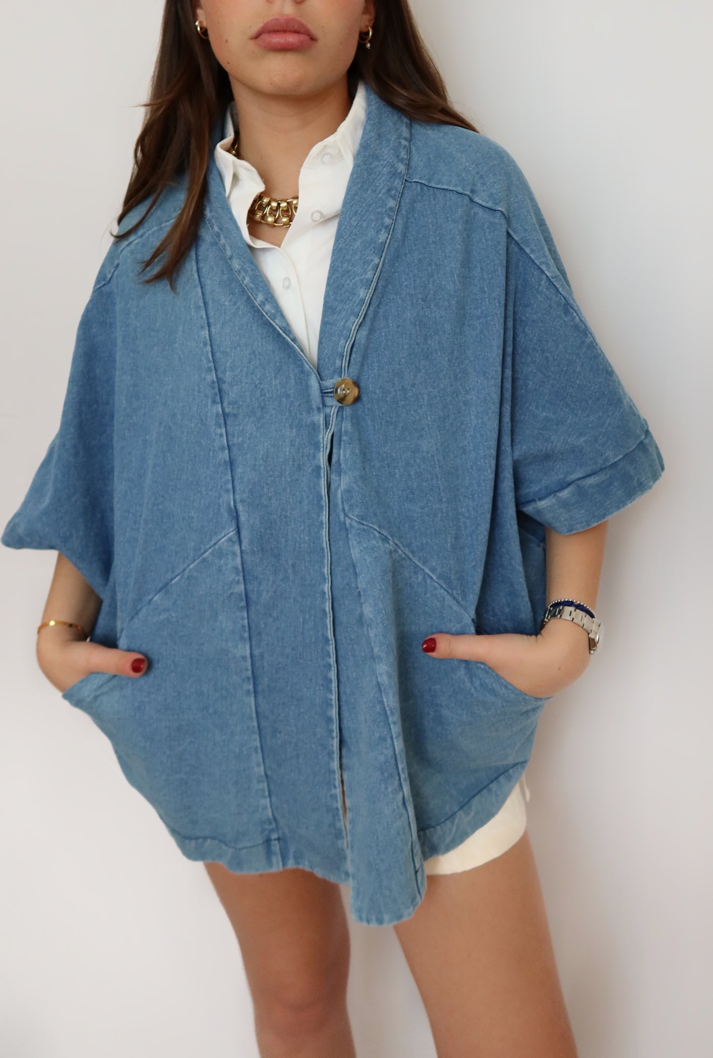 Veste en jean Cléo